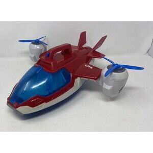 Paw Patrol Lights and Sounds Air Patroller Plane Helicopter Toy Red Blue White